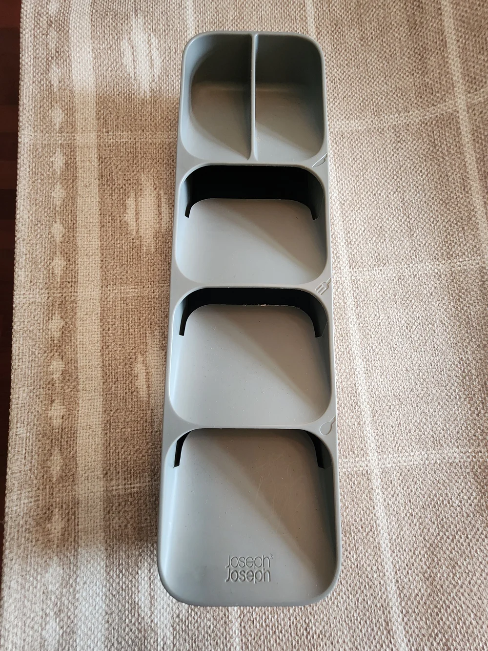 Joseph Joseph Gray Silicone Cutlery and Utensil Tray Organizer